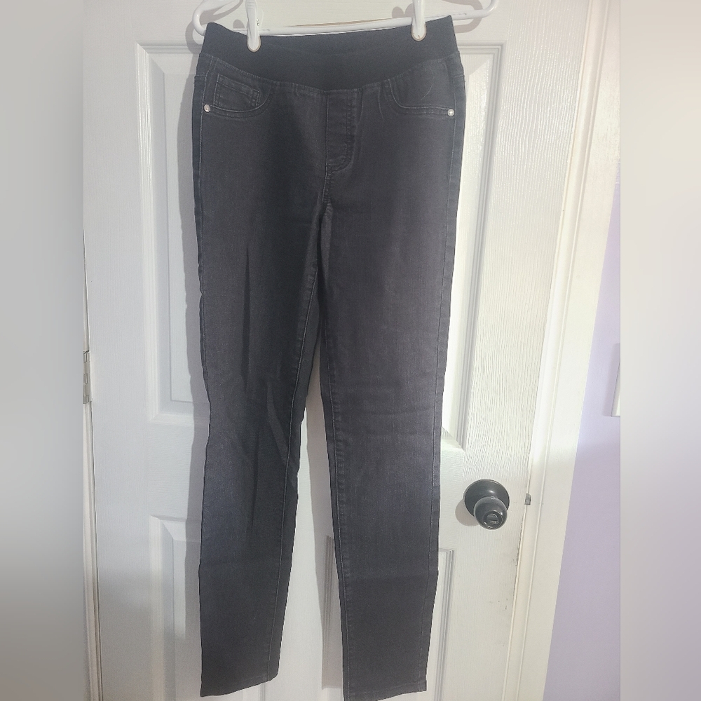 Denver Hayes 4×32  mid-rise skinny stretch band jeans